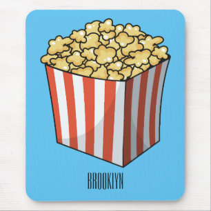 Popcorn-Cartoon-Abbildung Mousepad