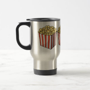 Popcorn-Cartoon-Abbildung Reisebecher
