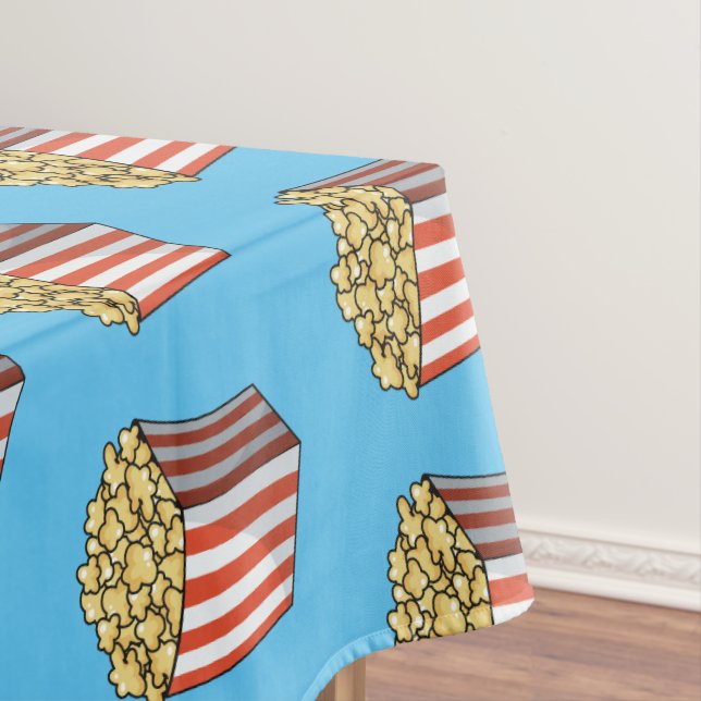 Popcorn-Cartoon-Abbildung Tischdecke (Beispiel)