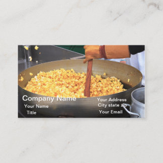 Popcorn Corn Kettle Visitenkarte