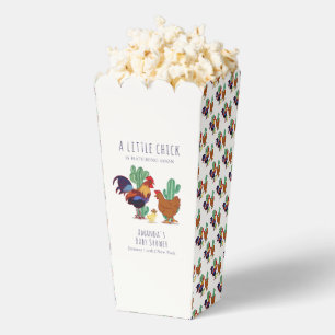Popcorn Cowboy Kaktus Hahn Huhn Baby Shower Geschenkschachtel