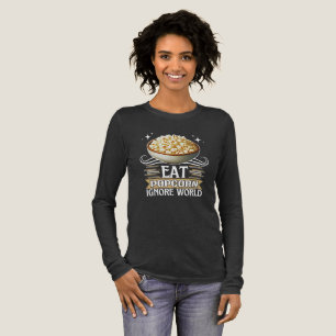 Popcorn essen, Welt ignorieren Tri-Blend Shirt