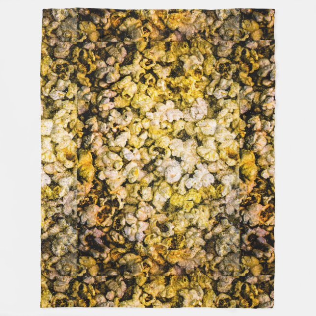 Popcorn Fleecedecke (Vorderseite)