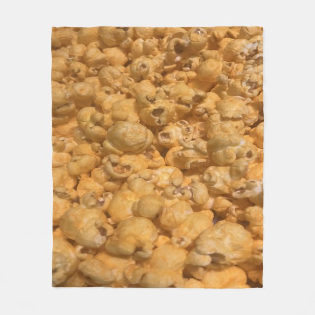 Popcorn Fleecedecke (Vorderseite)