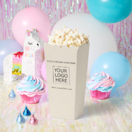 Popcorn für benutzerdefinierte Logos und Textverpa Geschenkschachtel