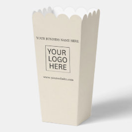 Popcorn für benutzerdefinierte Logos und Textverpa Geschenkschachtel