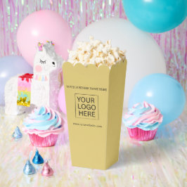 Popcorn für benutzerdefinierte Logos und Textverpa Geschenkschachtel