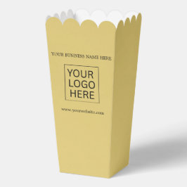 Popcorn für benutzerdefinierte Logos und Textverpa Geschenkschachtel