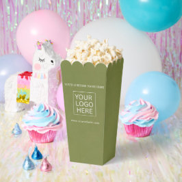 Popcorn für benutzerdefinierte Logos und Textverpa Geschenkschachtel