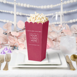 Popcorn für benutzerdefinierte Logos und Textverpa Geschenkschachtel
