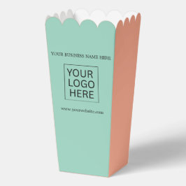 Popcorn für benutzerdefinierte Logos und Textverpa Geschenkschachtel