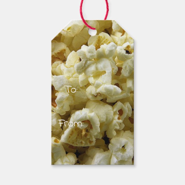 Popcorn Geschenkanhänger (Vorderseite)