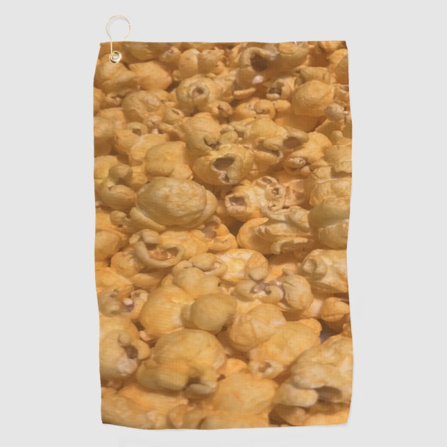 Popcorn Golfhandtuch (Vorderseite)