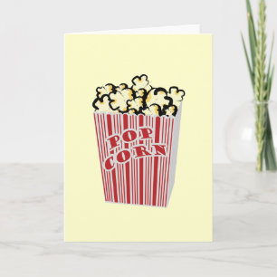 Popcorn Grußkarte, die Sie erstellen! Karte