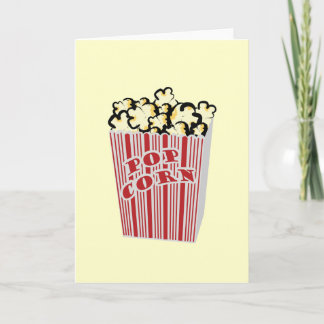 Popcorn Grußkarte, die Sie erstellen! Karte