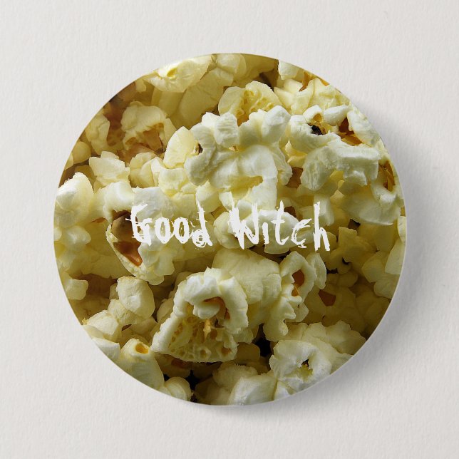 Popcorn Halloween Button (Vorderseite)