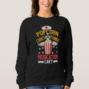 Popcorn heilt Dinge Pop Mais Eater Graphic Sweatshirt