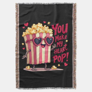 Popcorn-Herz-Pop-Valentins-Design Decke