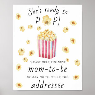 Popcorn - Hilf der beschäftigten werdenden Mutter Poster