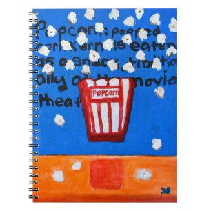 Popcorn in der Luft Notizblock