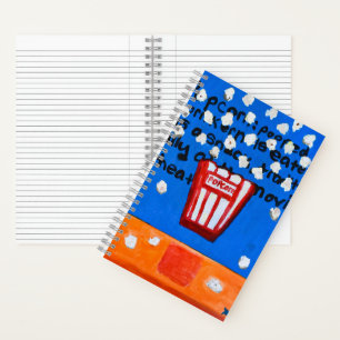 Popcorn in der Luft Notizbuch
