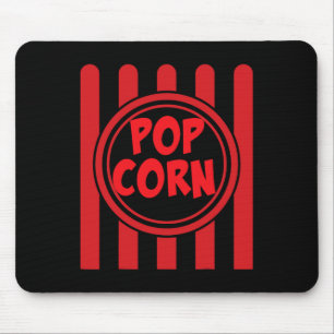 Popcorn Karneval Kostüm Shirt Funny Red Str. Mousepad