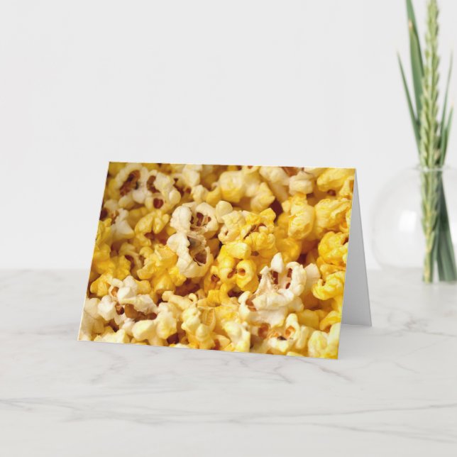 Popcorn Karte (Vorderseite)