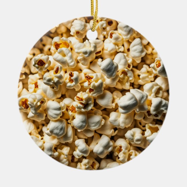 Popcorn Keramik Ornament (Vorne)