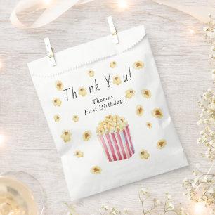 Popcorn Kindergeburtstag Party Vielen Dank Geschenktütchen