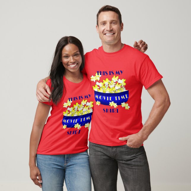 Popcorn Kino Zeit  T-Shirt (Unisex)