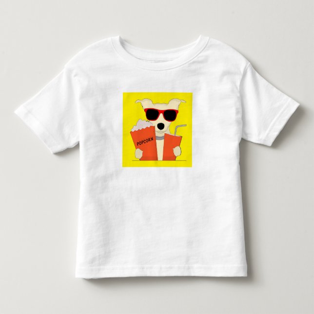 Popcorn Kleinkind T-shirt (Vorderseite)