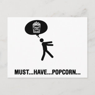 Popcorn Lover Postkarte