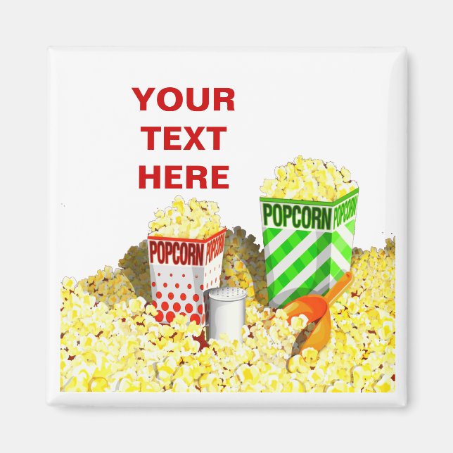 Popcorn Lovers Magnet (Vorne)