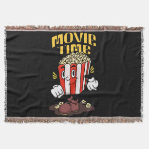 Popcorn-Maskottchen-Cartoon Decke