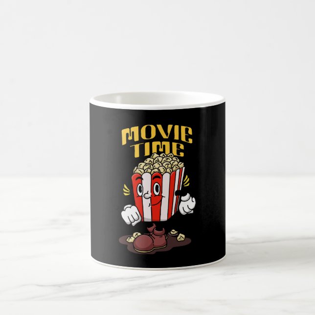Popcorn-Maskottchen-Cartoon Kaffeetasse (Mittel)