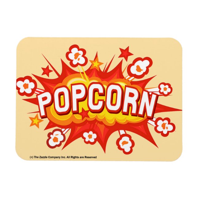 POPCORN! Movie Magnet  (Horizontal)