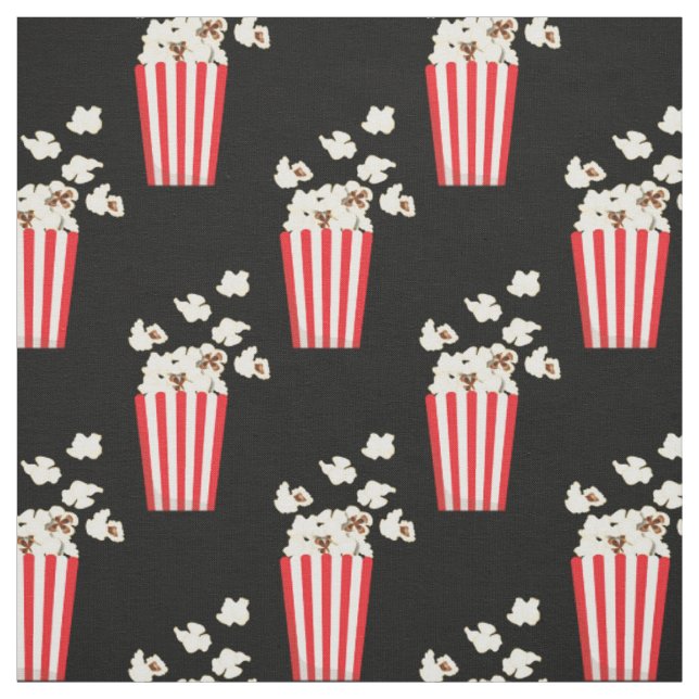 Popcorn Niedlich Movie Theater Stoff (Muster)