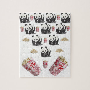 Popcorn Panda Bear Jigsaw Puzzle Daisy