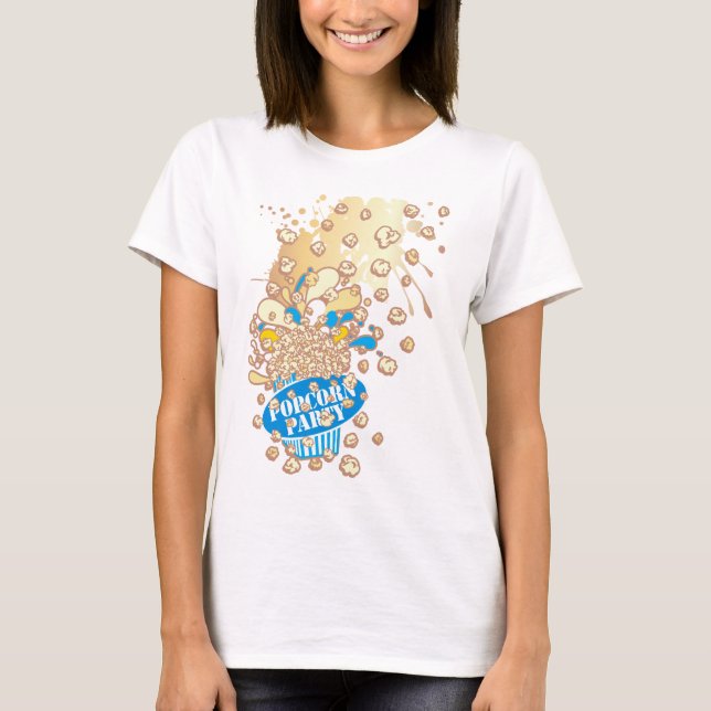 POPCORN_PARTY T-Shirt (Vorderseite)
