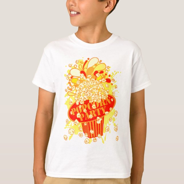 POPCORN_PARTY T-Shirt (Vorderseite)