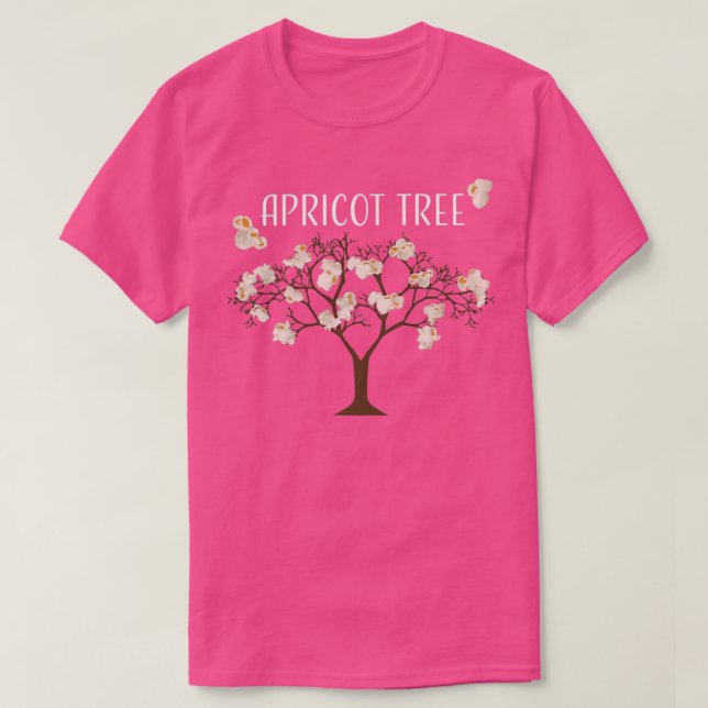 Popcorn Popping Mormon Apricot Tree T-Shirt (Design vorne)