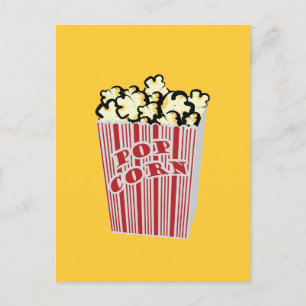Popcorn Postkarte