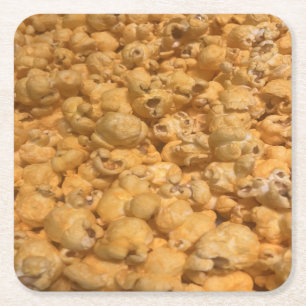 Popcorn Rechteckiger Pappuntersetzer