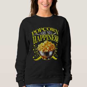 popcorn sind mein Glück Sweatshirt