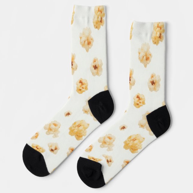 Popcorn  socken (Linkes Detail)