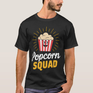 Popcorn Squad Funny Movie Lover Design Junge T-Shirt