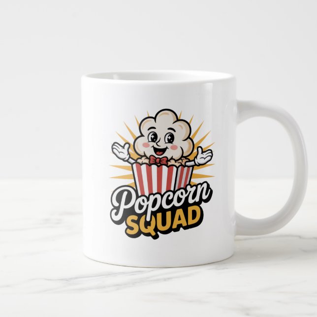 Popcorn Squad Jumbo-Tasse (Rechts)