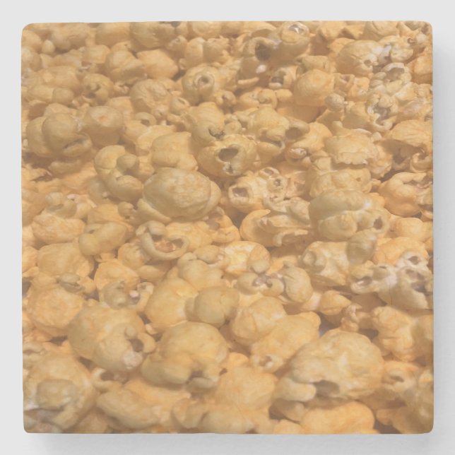 Popcorn Steinuntersetzer (Vorderseite)
