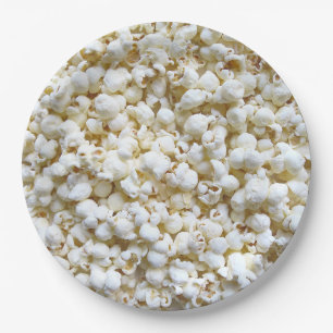 Popcorn Texture Fotografy Decor Pappteller