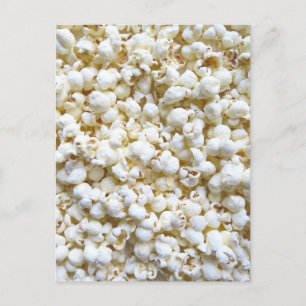 Popcorn Texture Fotografy Helle Dekoration Postkarte